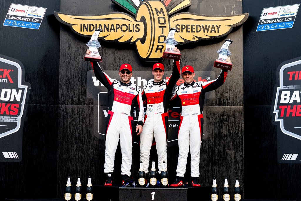 Frederik Schandorff sikrede overlegen sejr på Indianapolis
(Foto: Inception Racing)